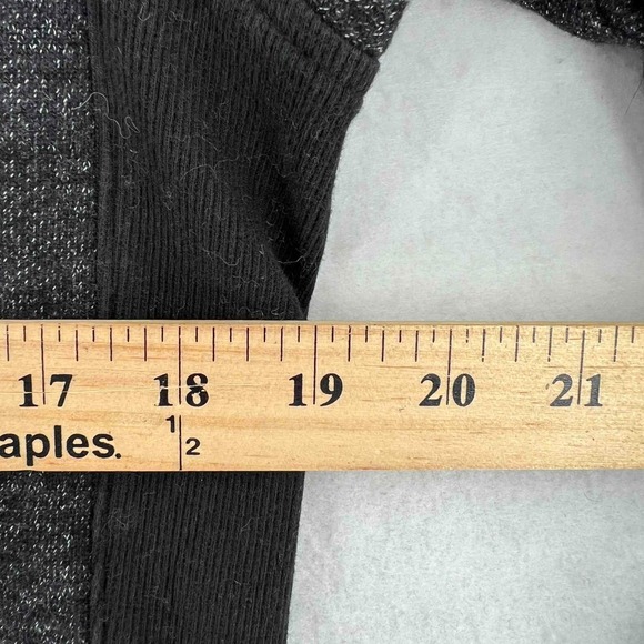 Rock & Republic Men's Black Grey Zip Hoodie Button Up Jacket Size Small - Picture 7 of 9